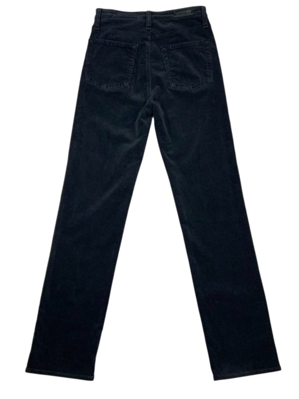 AG Adriano Goldschmied Alexxis High Rise Vintage Straight Corduroy Jean 26 Black - Picture 2 of 13
